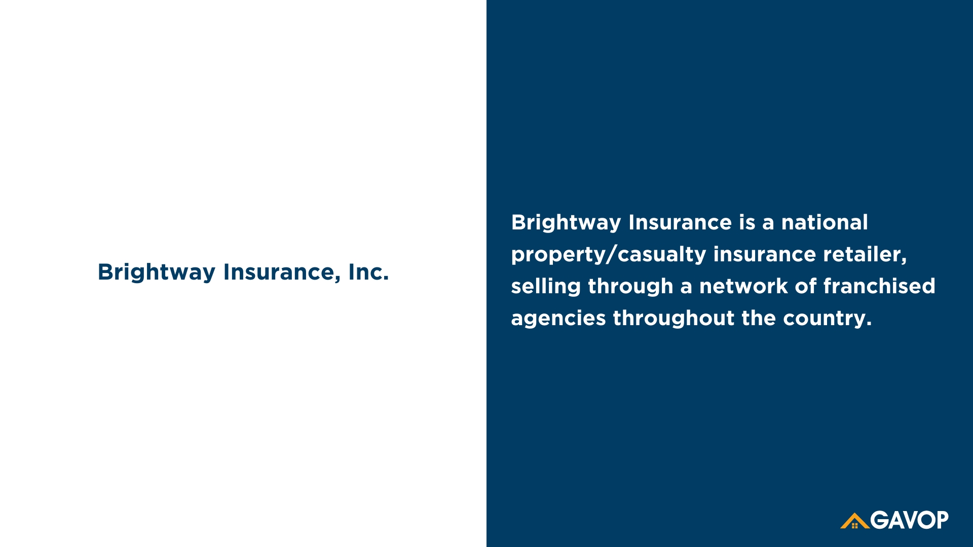 Brightway Insurance Inc